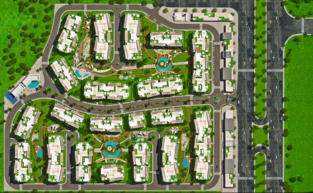 HOM October Gardens compound Location