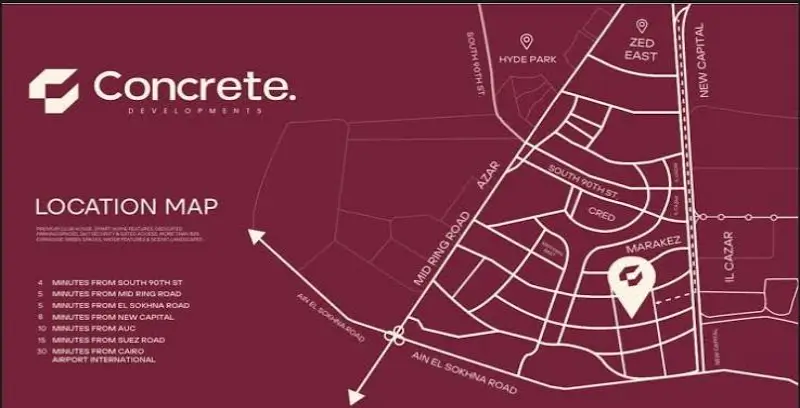 Jiwar New Cairo location
