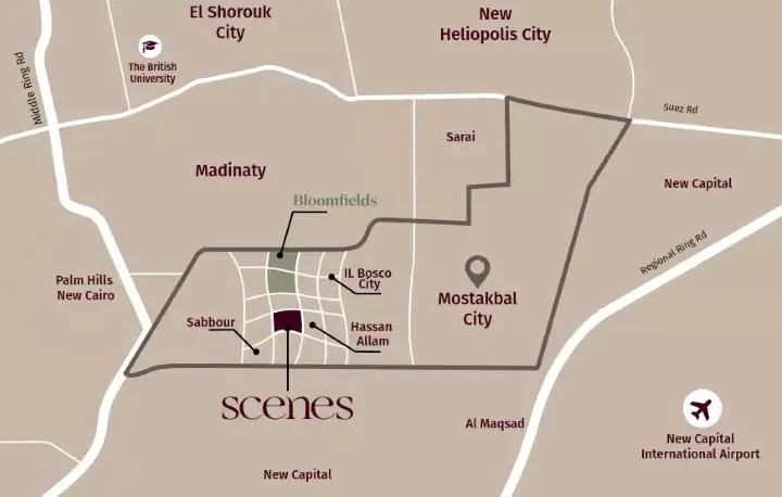 Scenes Mostakbal City Compound 2026