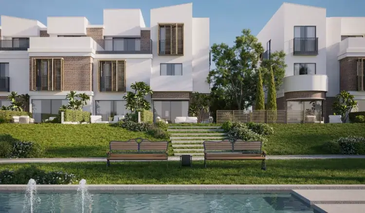 Landscaped gardens and open spaces at Scenes Compound 