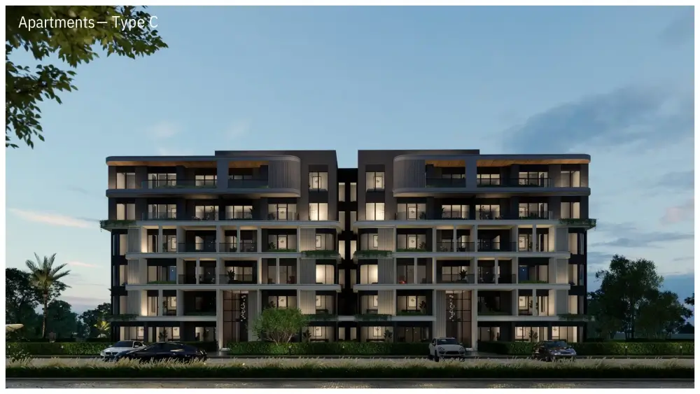 Modern residential buildings at CityZen Mostakbal City