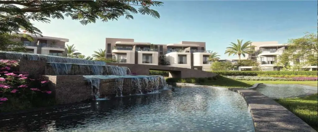Lagoon features at CityZen Mostakbal City Compound