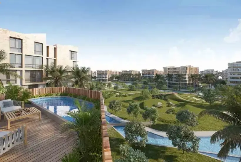 Swimming pools at Nyoum Mostakbal City Compound