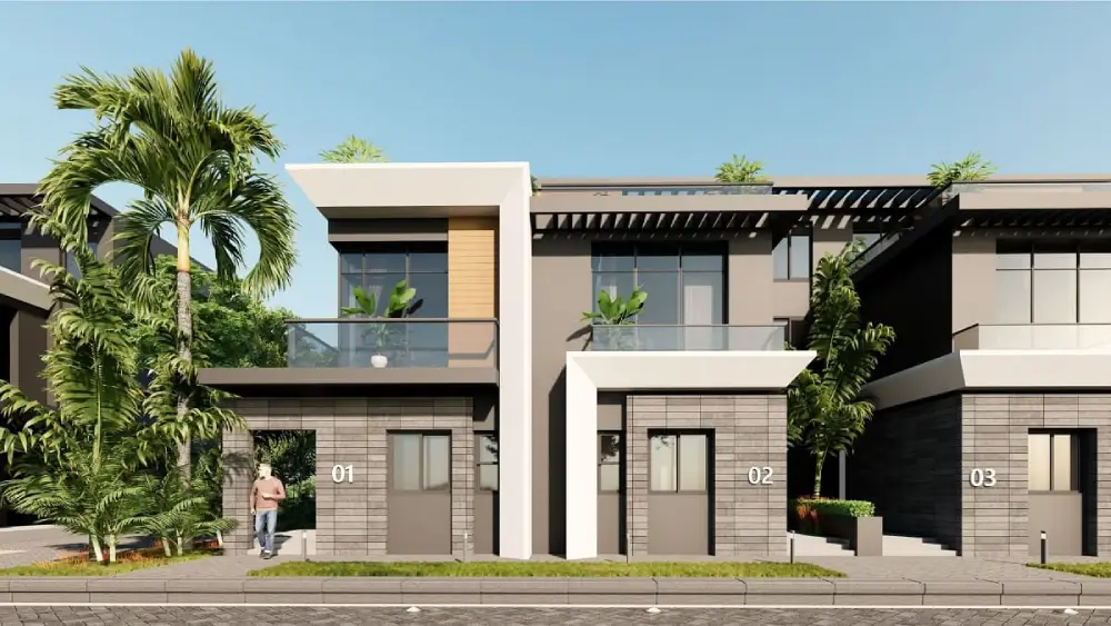 Monark Residences Mostakbal City master plan and landscape design