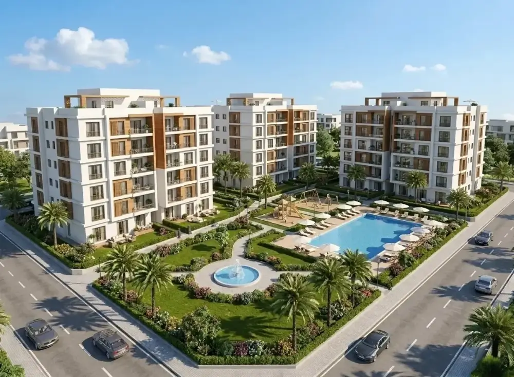 التصميم المعماري لمباني كمبوند مايان القاهرة الجديدة