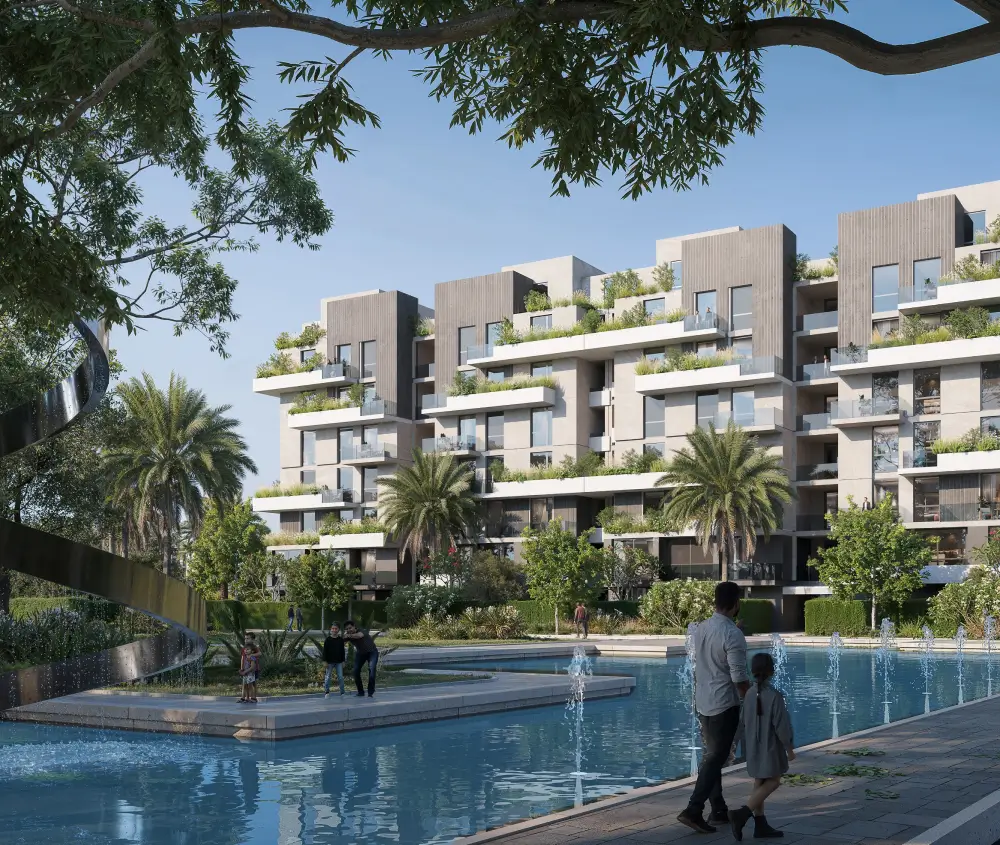 حمامات السباحة في مشروع تلال ايست Roya Developments
