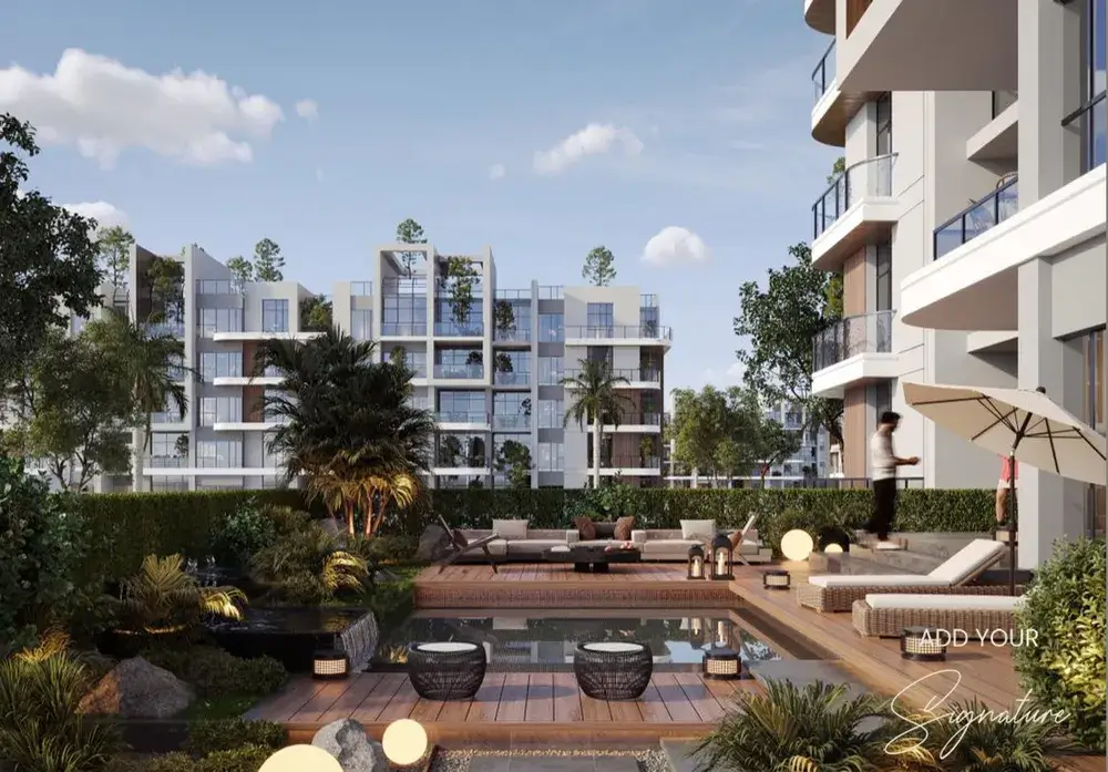 المساحات الترفيهية في مشروع The Lark Residence New Cairo