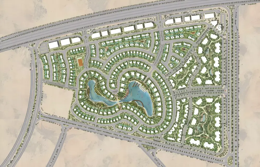 Solana East New Cairo master plan and compound layout