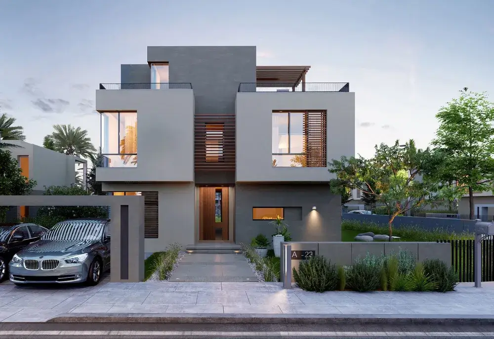 Townhouses in Meadows phase at SODIC East.