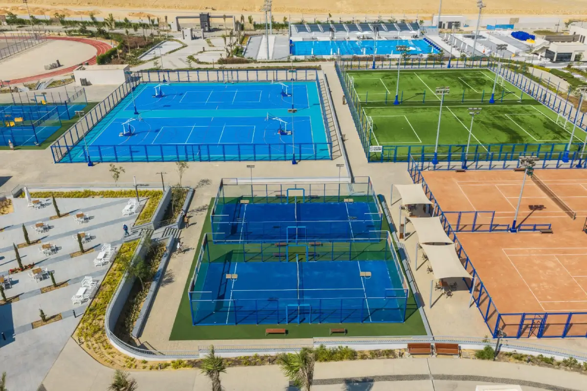 Sports club and recreational facilities at SODIC East.